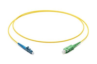 Corning Glasfiber patchkabel 2,0 mm – enkelläge Simplex: LC UPC Simplex till SC APC Simplex, 10 m (gul) – SMF Ultra