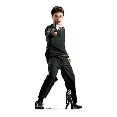STAR CUTOUTS SC1085 Hogwarts Lifesize Cartão Recorte Potter Party Theme 160 cm de altura, uniforme de Harry, 160 x 74 x 160 cm