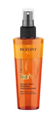 Biopoint Orovivo - Balsamo Capelli Spray di Bellezza, Trattamento Idratante, Azione Districante senza Appesantire, Dona Capelli Morbidi e Leggeri, 150 ml