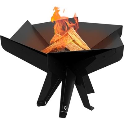 KRATKI vuurschaal GOBLET | 69,5 x 60,2 x 18 cm | Stalen tuinhaard | Ideaal voor in de tuin