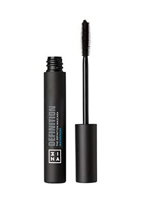 3INA MAKEUP - The Definition Mascara Waterproof 900 - Mascara Noir Effet D'allongement et de Mise en Forme - Mascara mit Huile de Ricin - Mascara pour les Yeux Sensibles - Vegan - Cruelty Free