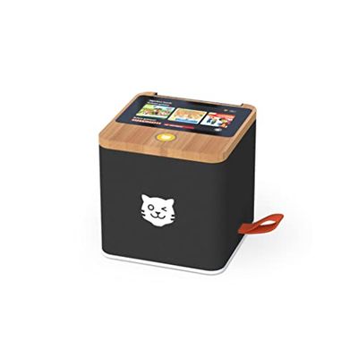 tigermedia Tigerbox Starter Pack Black Boombox Audiobox Kids Radio Riproduce canzoni audiolibri per Paw Patrol Peppa Pig Disney The Three??? Ninjago Yakari