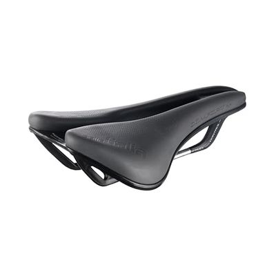 Selle Italia MODEL X COMFORT PLUS - Cykelsadel, 100% Hållbar, med Extra Stoppning och Anatomiskt Hål, Landsvägscykelsadel Future Rides Green - Storlek L3, Grå