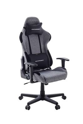 Robas Lund DX Racer 4.2 FD01 /GN -nieuwe gaming-/bureaustoel, met kantelfunctie, in hoogte verstelbare draaistoel, pc-stoel, ergonomische managersstoel, grijs-zwart