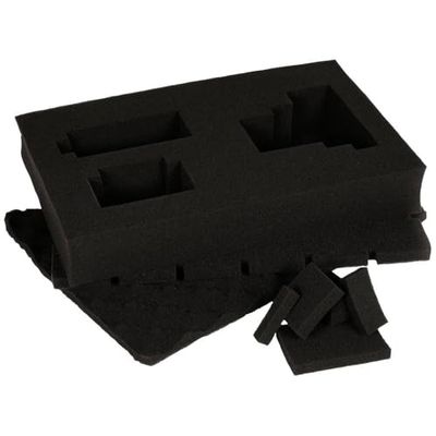 Set originale Einhell Grid Foam per sistema e-case (schiuma a griglia come rivestimento interno adatto per custodie del sistema Einhell E-Case, stoccaggio sicuro e regolabile per dispositivi