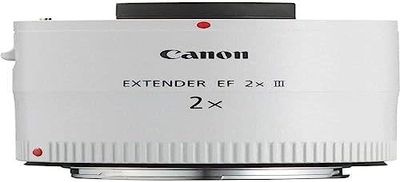 Canon EF 2x III - adaptador para lentes de câmara Canon EF, cor branca