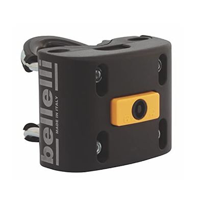 b bellelli, ATTACCHI SEGG.B-Fix Ant/POS. Unisex Adulto, Nero, Unica