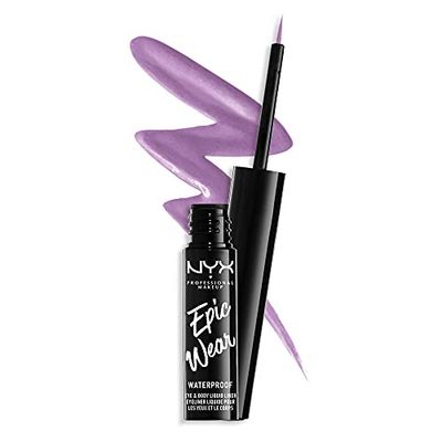 NYX PROFESSIONAL MAKEUP Epic Wear Liquid Liner, Long-Lasting Waterproof Matte Eyeliner - Lilac