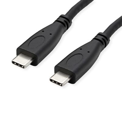 ROLINE USB 3.2Gen2-kabel, PD 20V5AType C-C, ST/ST, 1 m