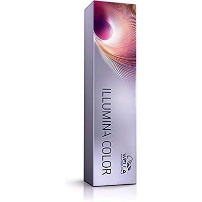 WELLA Professionals, Illumina color, crème capillaire colorante permanente, Blond clair naturel acajou 8/05, 60 mL