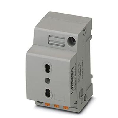 PHOENIX CONTACT EO-L/PT/SH stopcontact, type L, push-in-veeraansluiting, 77,850 g, grijs, 5 stuks