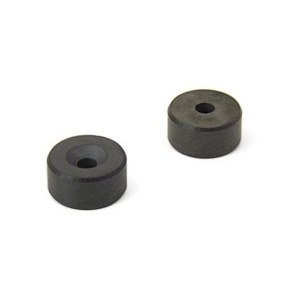 Ferrite Magnet Para Artes, Artesanía, Ciencia Y Bricolaje - 20mm Diámetro x 10mm de Espesor x 5.2mm C/Fregadero - 1.2kg - Sur - Paquete de 100