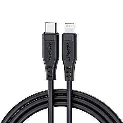 ACEFAST Kabel USB MFI C3-01, USB-C naar Lightning, 30W, 1.2m (zwart)