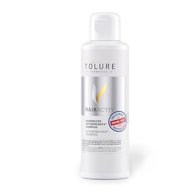 Tolure Shampoo HAIRACTIV per Capelli più Corposi e Forti, Senza Profumo, Trasparente, Unisex, Tutti, Fine Hair, Damaged Fragile Ageing Hair