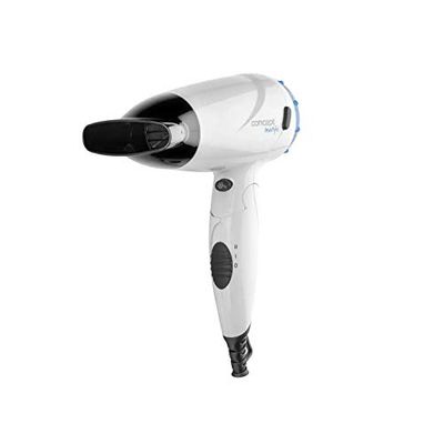 Concept Hausgeräte Beautiful VV5741 Hair Dryer 1500 W with Folding Handle (Blue)