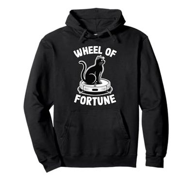 Wheel Of Fortune Robot Vacuum Cleaner Funny Cat Pullover Hoodie