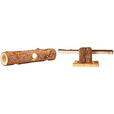 Trixie Natural Living, Tunnel Tubolare & Altalena Natural Living, 22 x 7 x 8 cm