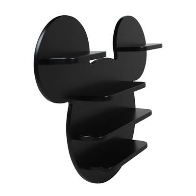 Disney Classic Mickey Mouse Petite étagère Murale pour Enfants | Étagères flottantes en Bois pour Chambre à Coucher et Salle de Jeux – Naturel
