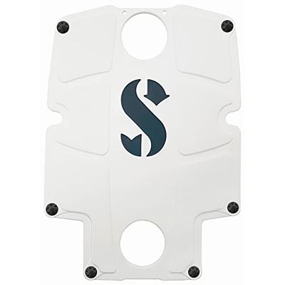 Scubapro Back Pad S-TEK Blanc Kit de détendeur pour plongée en Eau Froide Unisex-Adult, White, None Or Other
