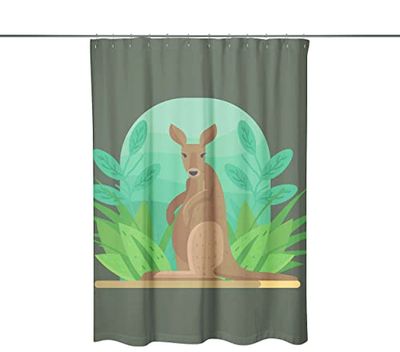 Bonamaison Shower Curtain, Polyester, Multicolor, 150x200