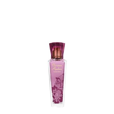 Christina Aguilera - Violet Noir Eau de Parfum, Perfume Femenino, Seductor y Sensual, con Pomelo Rojo Espumoso, Flor de Azahar y Rosa - 15 ml