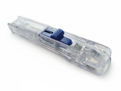 Rapesco RC6008SS Supaclip 60 See Through Heavy Duty Dispenser and 8 Stainless Steel Clips
