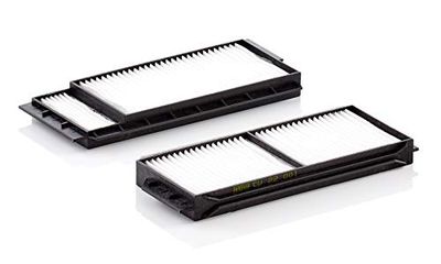 MANN-FILTER 22001-2 Filtro de habitáculo – Filtro de habitáculo com carvão ativo para automóveis