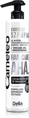 Cameleo - AHA Hair Care - Acid Shampoo - Greasy, Weak, Brittle Hair - Closes Hair Cuticles - Thoroughly Cleanses - Amino Acids - 250ml