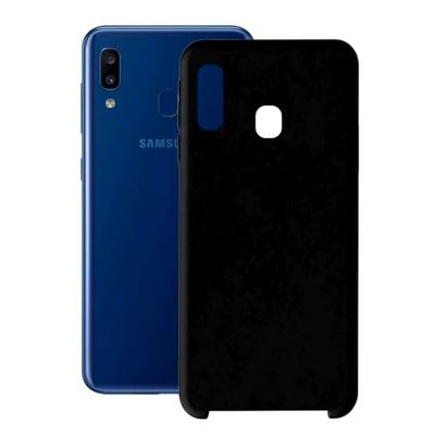 KSIX BigBuy Tech S1903582 Mobile Phone Case for Samsung Galaxy A20 Soft Black
