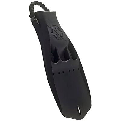 SCUBAPRO Jet Diving vin met veerhielriem (zwart, medium)