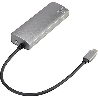 Renkforce Netwerkadapter/Hub 1 GBit/s USB-C 3.2 Gen 1, LAN (10/100/1000 MBit/s), USB-A 3.2 Gen 1