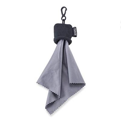 Carson Stuff-it, Panno in Microfibra. Unisex, Nero, Standard