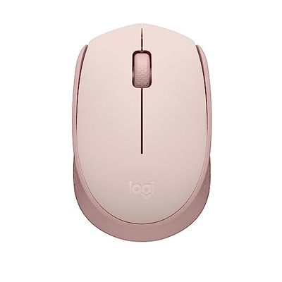 Logitech M171 Draadloze Muis voor PC, Mac, Laptop, 2,4 GHz met USB Mini-ontvanger, Optische Sensor, 12 Maanden Batterijduur, Links- en Rechtshandig - Roze
