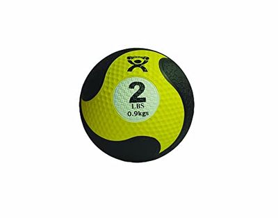 CanDo Médecine-Ball Cando en Caoutchouc Jaune 0,9 kg