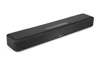 Denon Home Sound Bar 550 Barre de Son Compacte avec Dolby Atmos, DTS:X, HEOS Built-in, HDMI eARC, 4K Ultra HD, Dolby Vision, HDR10 - Noir
