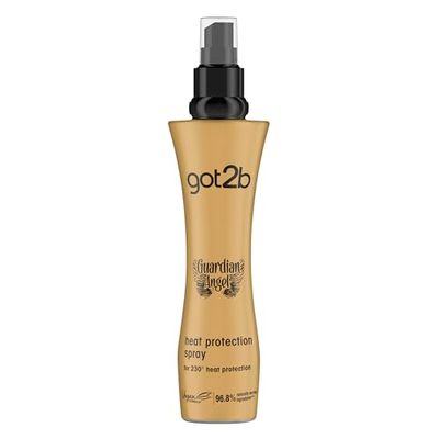 Got2b - Spray protetor de calor Guardian Angel, 200 ml, protege o cabelo dos efeitos do calor, proteção do calor até 220 ºC