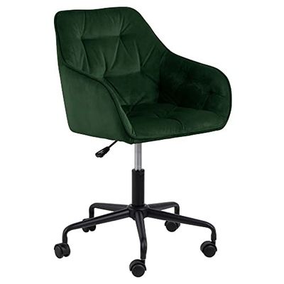 AC Design Furniture Bentley krzesło biurowe, zielone, wys. : 88,5 x szer.: 59 x gł