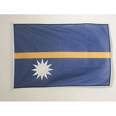 BANDIERA NAURU 90x60cm per esterno - BANDIERA NAURUANA 60 x 90 cm - AZ FLAG