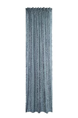 Cortina Plateada Gris | Flecos Modernos salón | Dormitorio Infantil | 140 x 245 cm