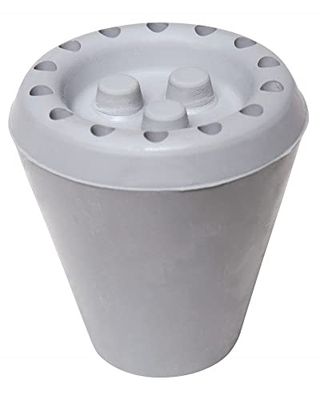 GIMA Reservekappen voor buizen en standaard, van zuiver rubber, hoge hechting, buis Ø 19 mm, basis Ø 47 mm, 2 stuks