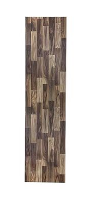 Tadi & Imperio1979 Tapis Vinyle Vintage, Bois foncé, Lames Fines, 50 x 40 cm