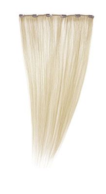 Love Hair Extensions 22 inch Clip In Extension, Human Hair, Colour 60 - Pure Blonde