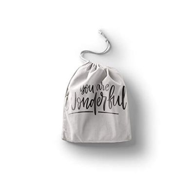 Bonamaison Printed Cotton Produce Bag with Drawstring, Reusable Grocery Bag, Biodegradable Eco-Friendly Bags, Travel Pouch, Sachet Bags, Shopping Bag, Eco Friendly, Foldable, Size: 12x15 Cm
