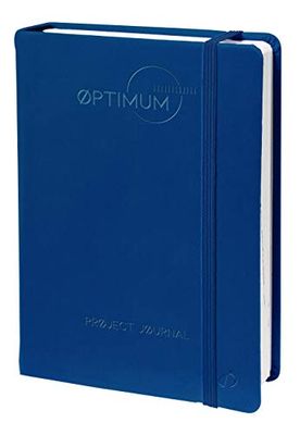 Quo Vadis 2371094Q - Project Journal en idioma Inglés para optimizar/analizar proyectos A5 - 15x21cm OPTIMUM Azul marino