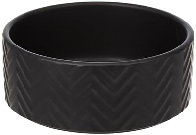 Mangiatoia in ceramica. 1,6 l/ø 20 cm. nero