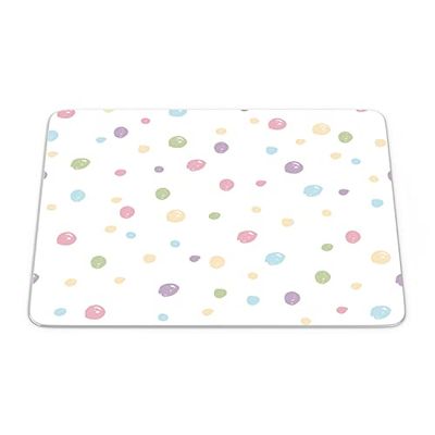 Bonamaison, Rechthoek digitaal bedrukte muismat, antislip onderkant, voor kantoor en thuis, afmetingen: 22x18 cm
