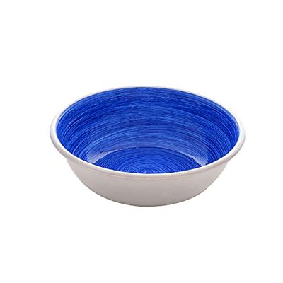 DOGIT - Mangiatoia in Acciaio Inox Antiscivolo Blue Swirl, 350 ml, 100 g