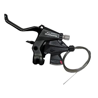 Shimano Unisex – dźwignia dla dorosłych Altus STM310 2-palcowa S + B, czarna, jeden rozmiar