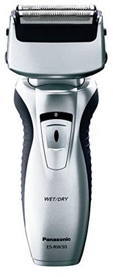 Panasonic ES-RW30 Wet and Dry Twin-Blade Rechargeable Electric Shaver for Men with Flexible Pivoting Head