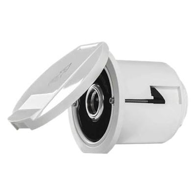 WATER OUTLET ELBOW+BLACK ROUND COVER